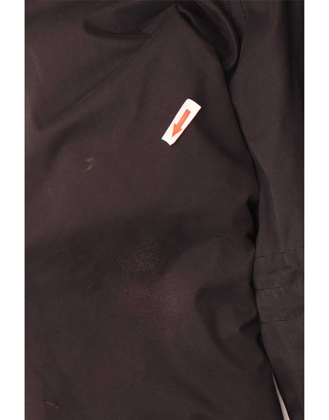 Superdry Parkajakke med hætte til kvinder UK 14 Stor sort polyester