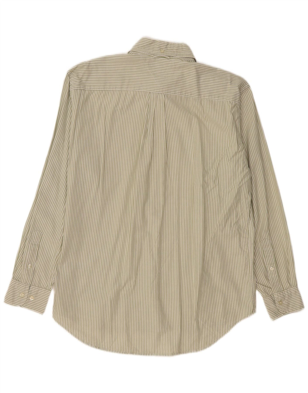 TOMMY HILFIGER Herreskjorte Medium Khaki Nålestribet bomuld