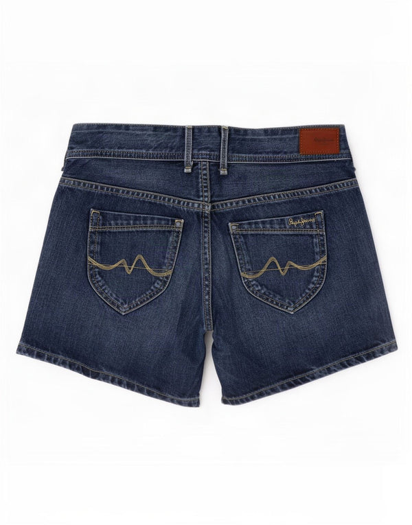PEPE Jeans Womens Denim Shorts W25 XS Blue Cotton