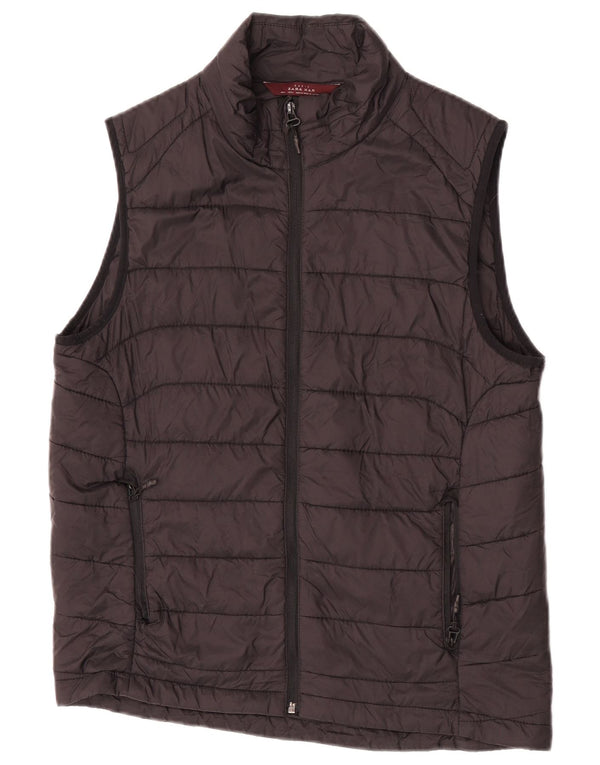 Zara Herre Polstret Gilet UK 40 Large Black