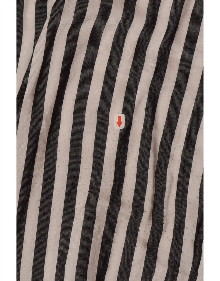 Zara Dameskjorte UK 6 XS Sort nålestribet