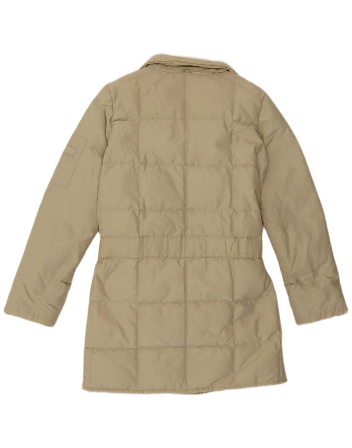 Woolrich Dame Loose Fit Polstret Jakke UK 6 XS Beige Polyamid
