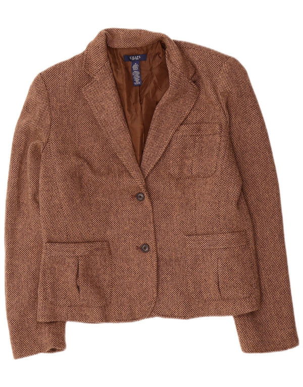 Chaps Dame 2-knaps blazerjakke US 16 2XL Brun viskose