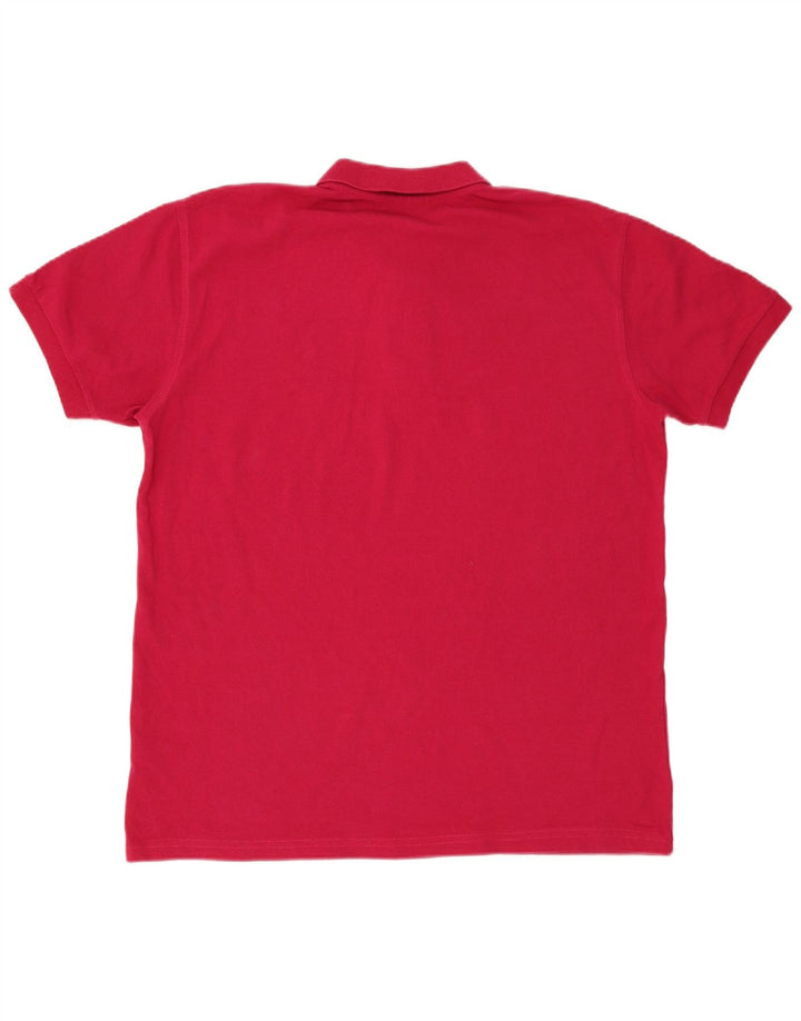 Lacoste Polo skjorte til mænd størrelse 6 XL Pink Bomuld