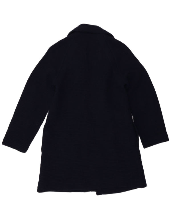 Gibi Dame Longline Åben Cardigan Sweater IT 42 Medium Navy Blue