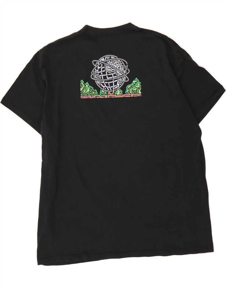 NIKE Mens Graphic T-Shirt Top 2XL Black Cotton Vintage Nike and Second-Hand Nike from Messina Hembry 