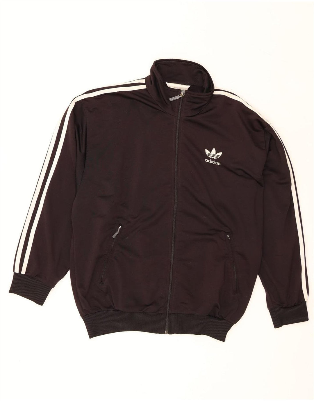 Adidas Træningsdragt til mænd Topjakke UK 34/36 Lille sort polyester
