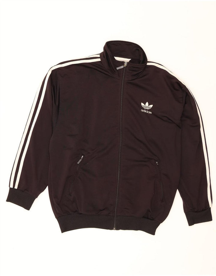 Adidas Træningsdragt til mænd Topjakke UK 34/36 Lille sort polyester