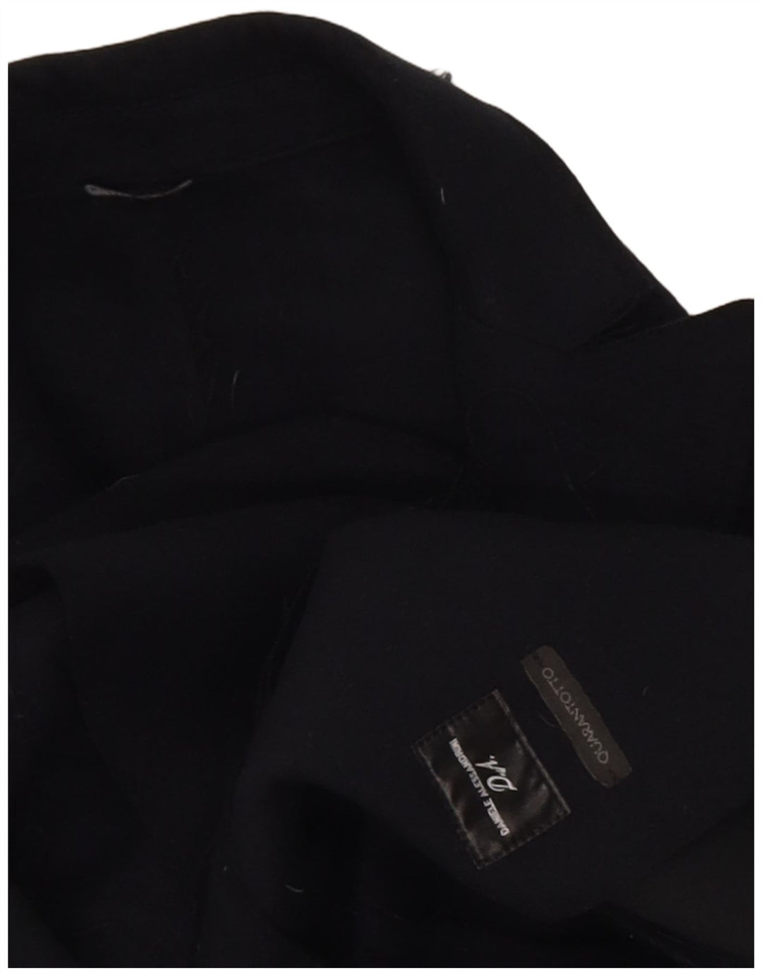 Daniele Alessandrini Mens Overcoat UK 36 Small Navy Blue