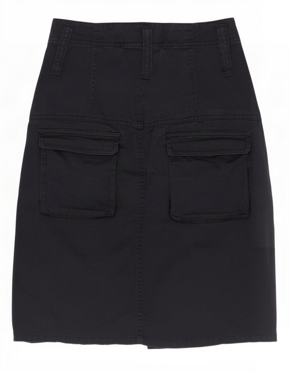 Diesel Dame Denim Cargo Nederdel W26 Small Navy Blue Bomuld