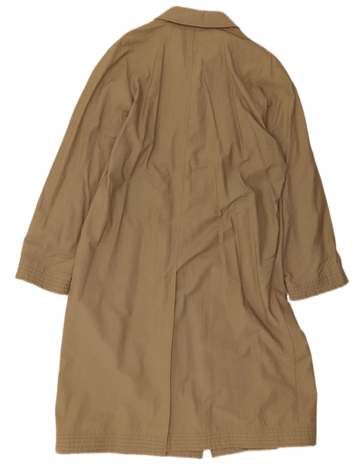 Vintage Herre Overfrakke UK 38 Medium Beige Bomuld