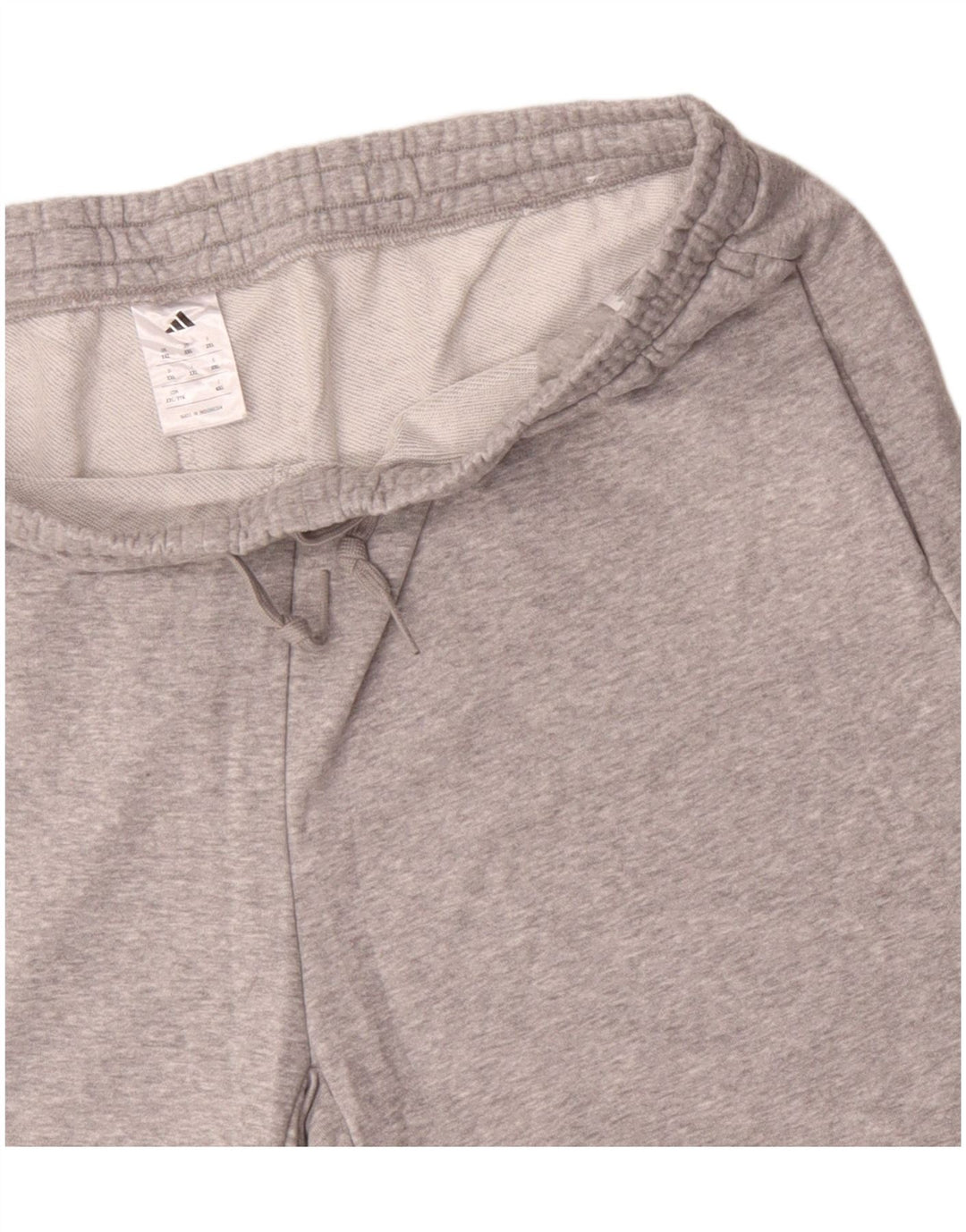 Adidas grafiske sportsshorts til mænd 2XL grå flækket bomuld