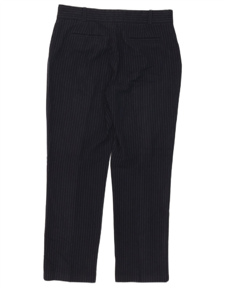 Marks & Spencer jakkesætsbukser til kvinder UK 12 Medium W32 L27 Marineblå