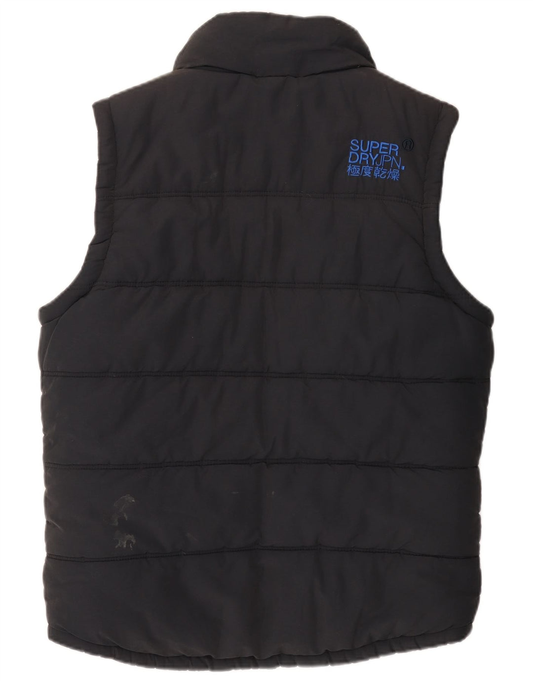 Superdry Herre Sherpa Polstret Gilet UK 40 Large Black Bomuld