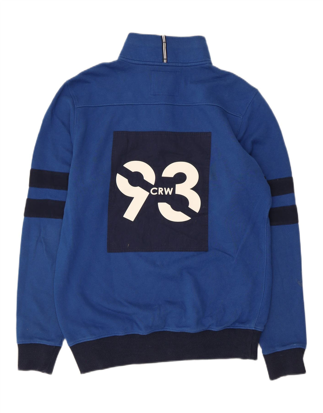 Crew Beklædning Herre grafisk sweatshirt Jumper lille blå farveblok