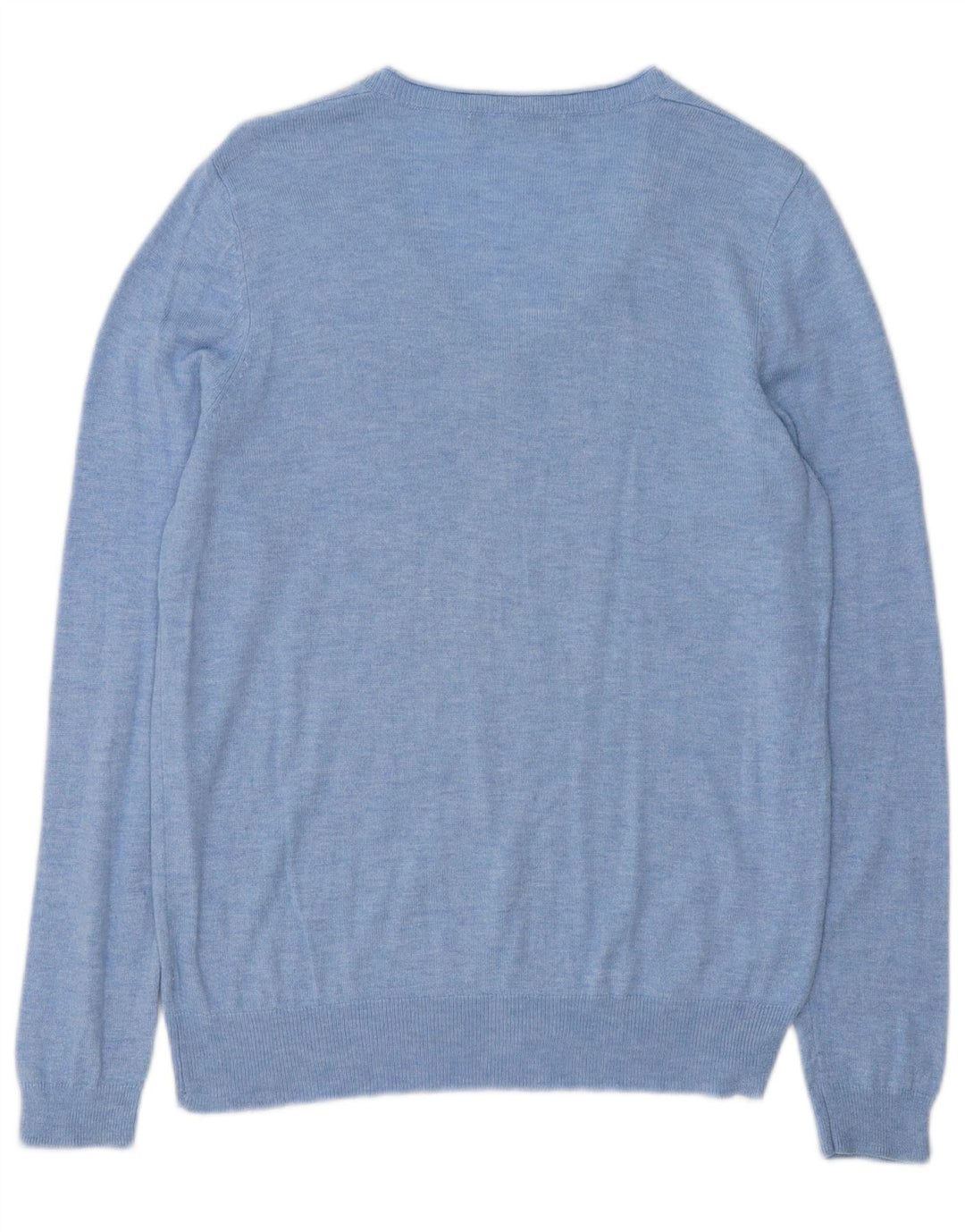 Marks & Spencer Dame V-hals sweater UK 14 Medium Blue