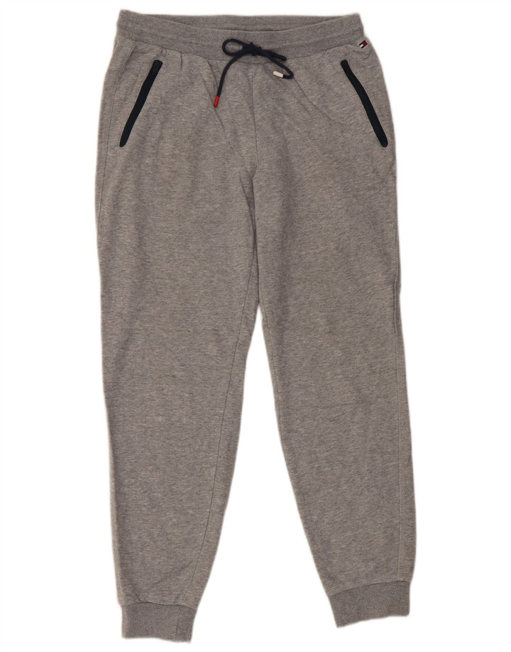 Tommy Hilfiger Herre træningsdragt Bukser Joggers Små Grå Bomuld