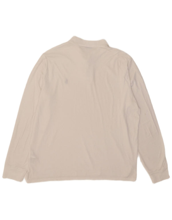 Polo Ralph Lauren Langærmet herre Custom Slim Fit Polo Shirt Large White
