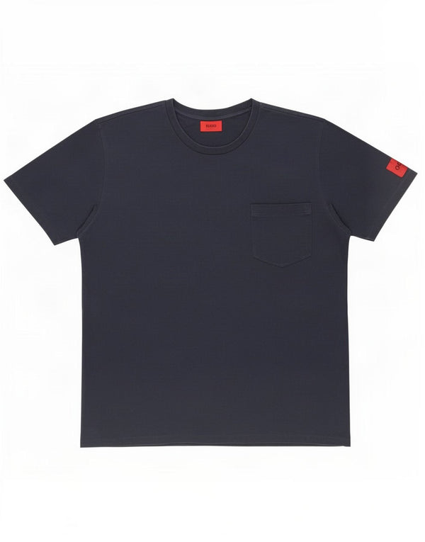 Hugo Boss Herre T-Shirt Top XL Marineblå Bomuld