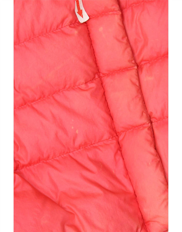 Timberland Womens Polstret Gilet UK 14 Medium Pink Nylon