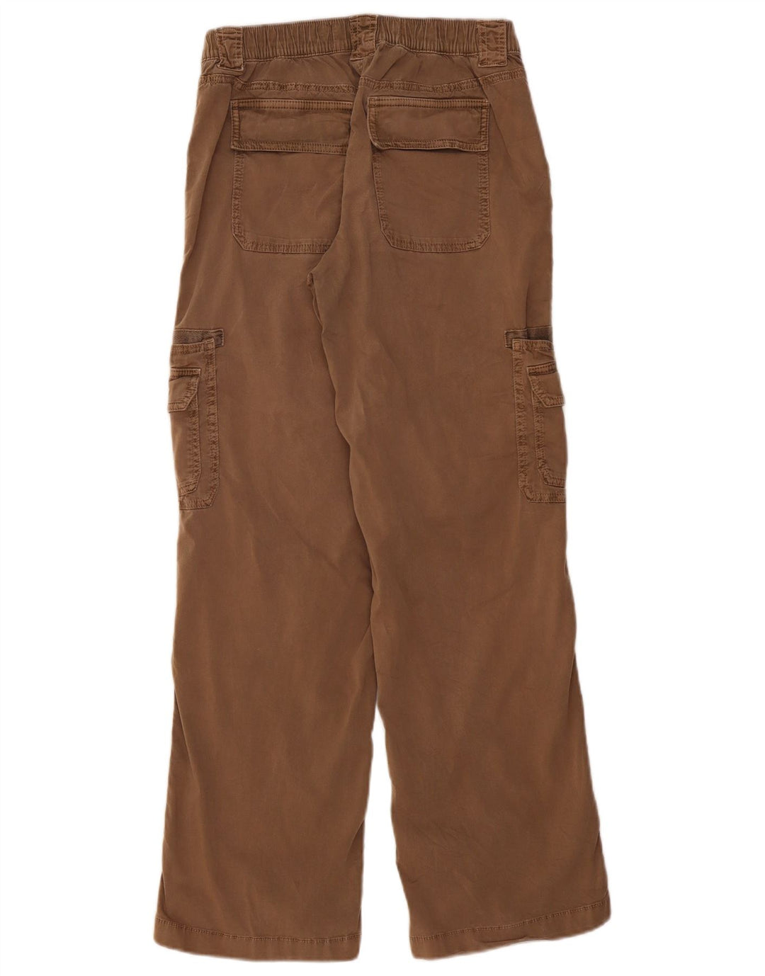 HOLLISTER Dame Baggy Cargo Bukser med lav talje Small W26 L31 Brun