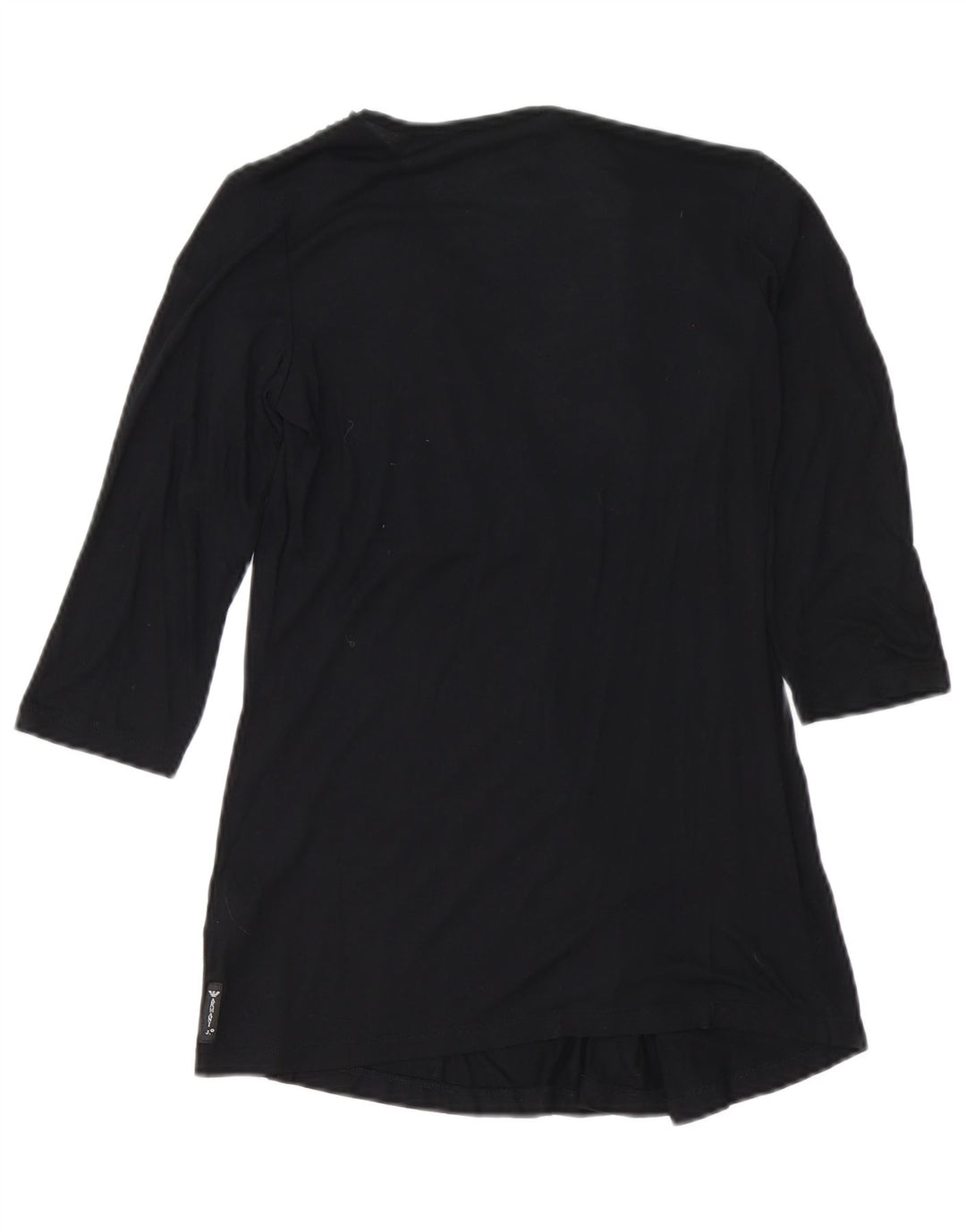 Armani Jeans Dame Top 3/4 ærme EU 38 Medium Sort Viscose