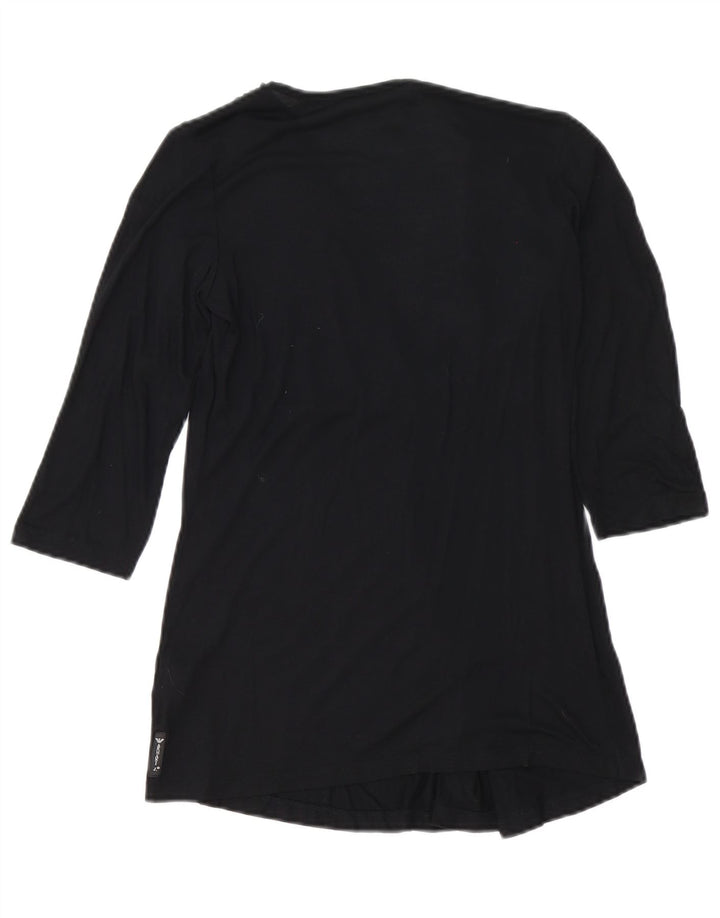 Armani Jeans Dame Top 3/4 ærme EU 38 Medium Sort Viscose