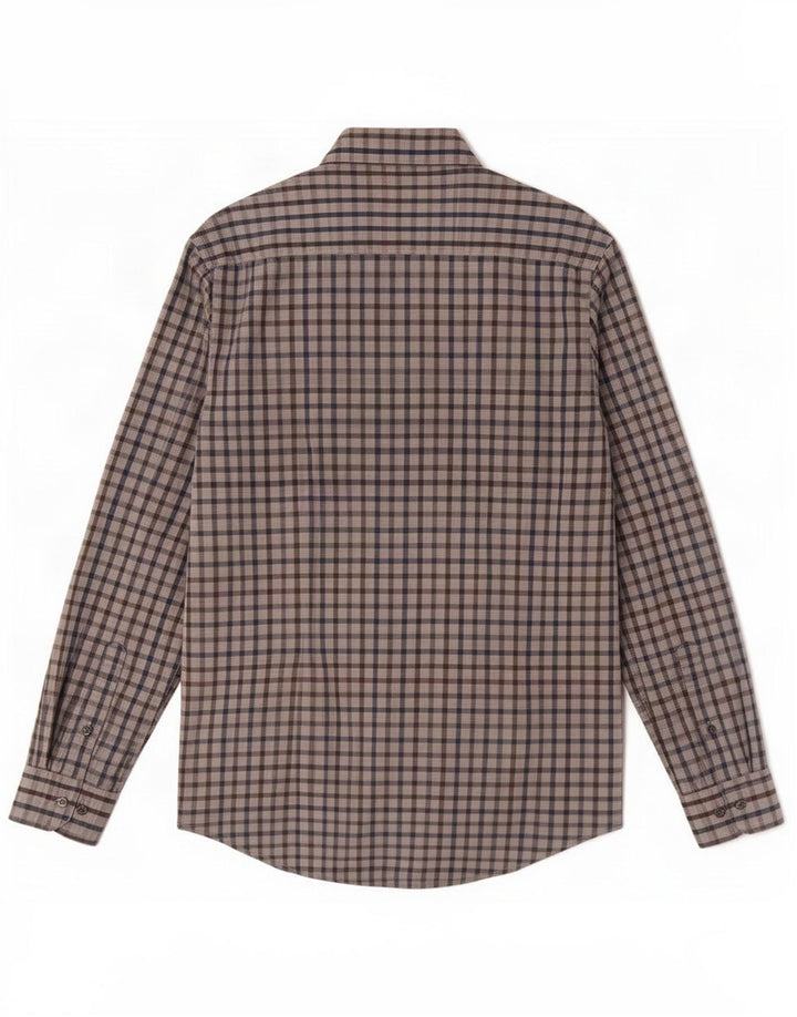 Dacks herre Slim Fit skjorte 2XL grå ternet bomuld