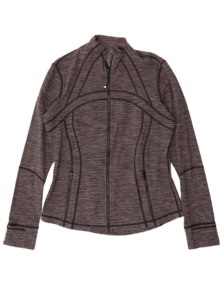 LULULEMON Dame træningsdragt Topjakke US 10 Large Grå