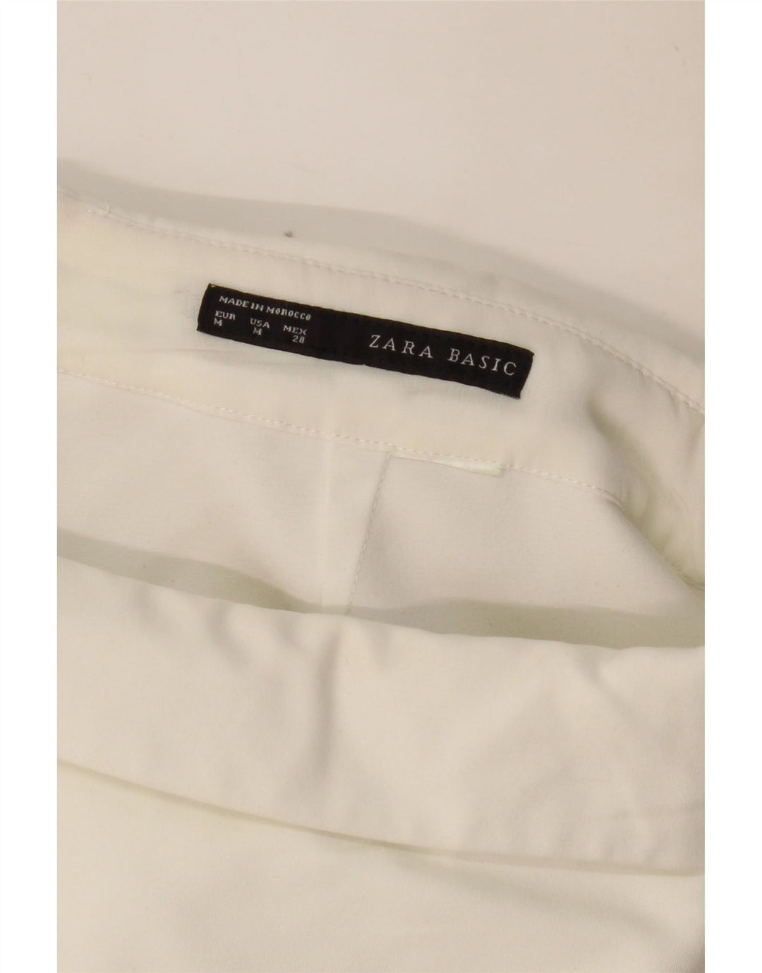 ZARA Womens Skort UK 12 Medium  White