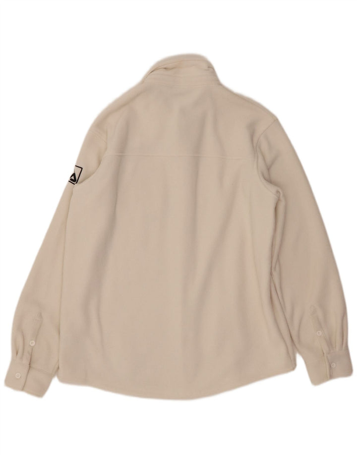 FILA Herre grafisk fleeceskjorte medium hvid polyester