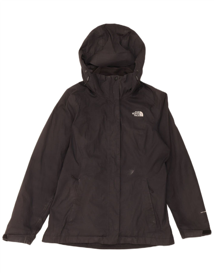 The North Face vindjakke med hætte til kvinder UK 14 Medium Sort