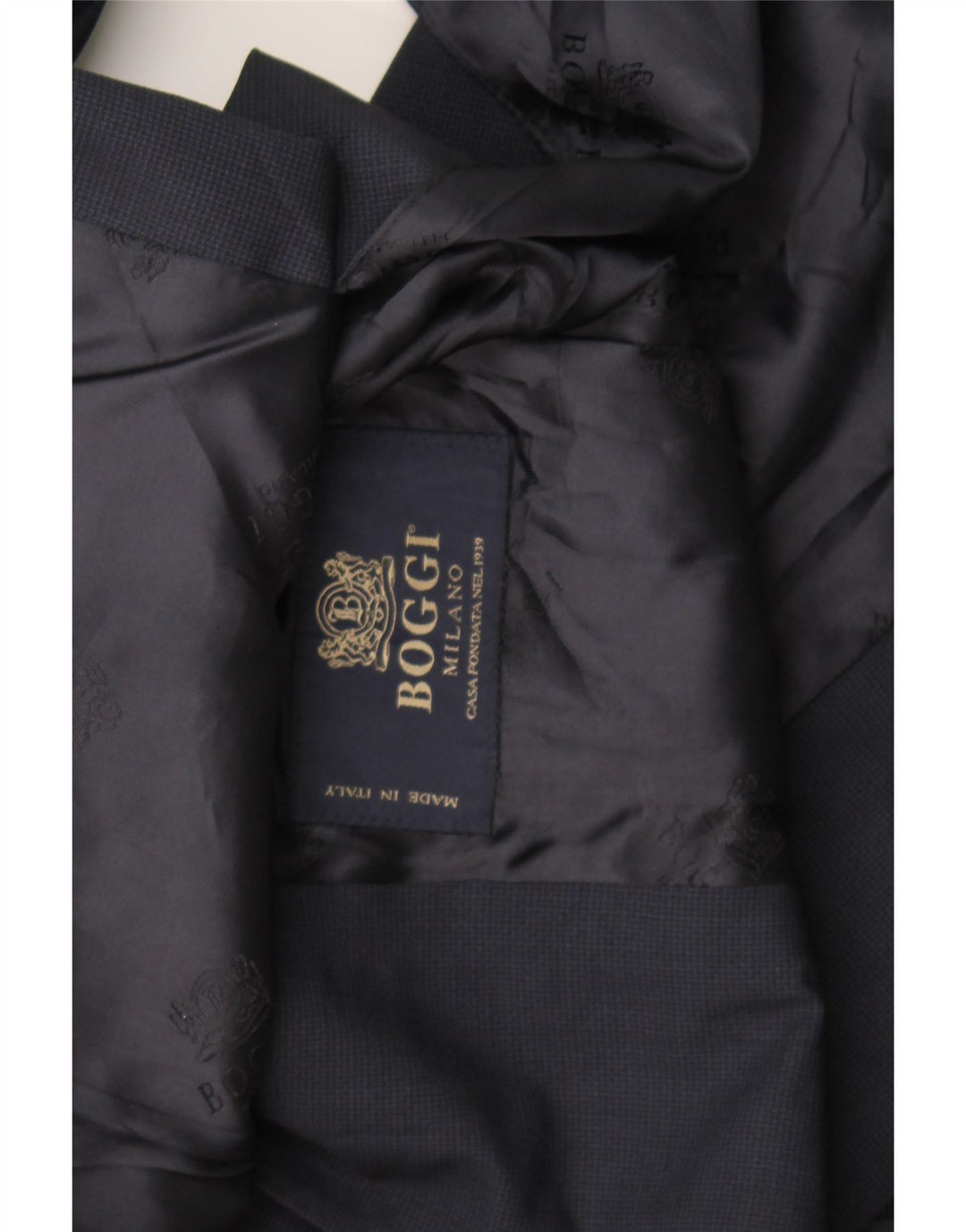Boggi Herre 3-knaps blazerjakke UK 36 Small Navy Blue