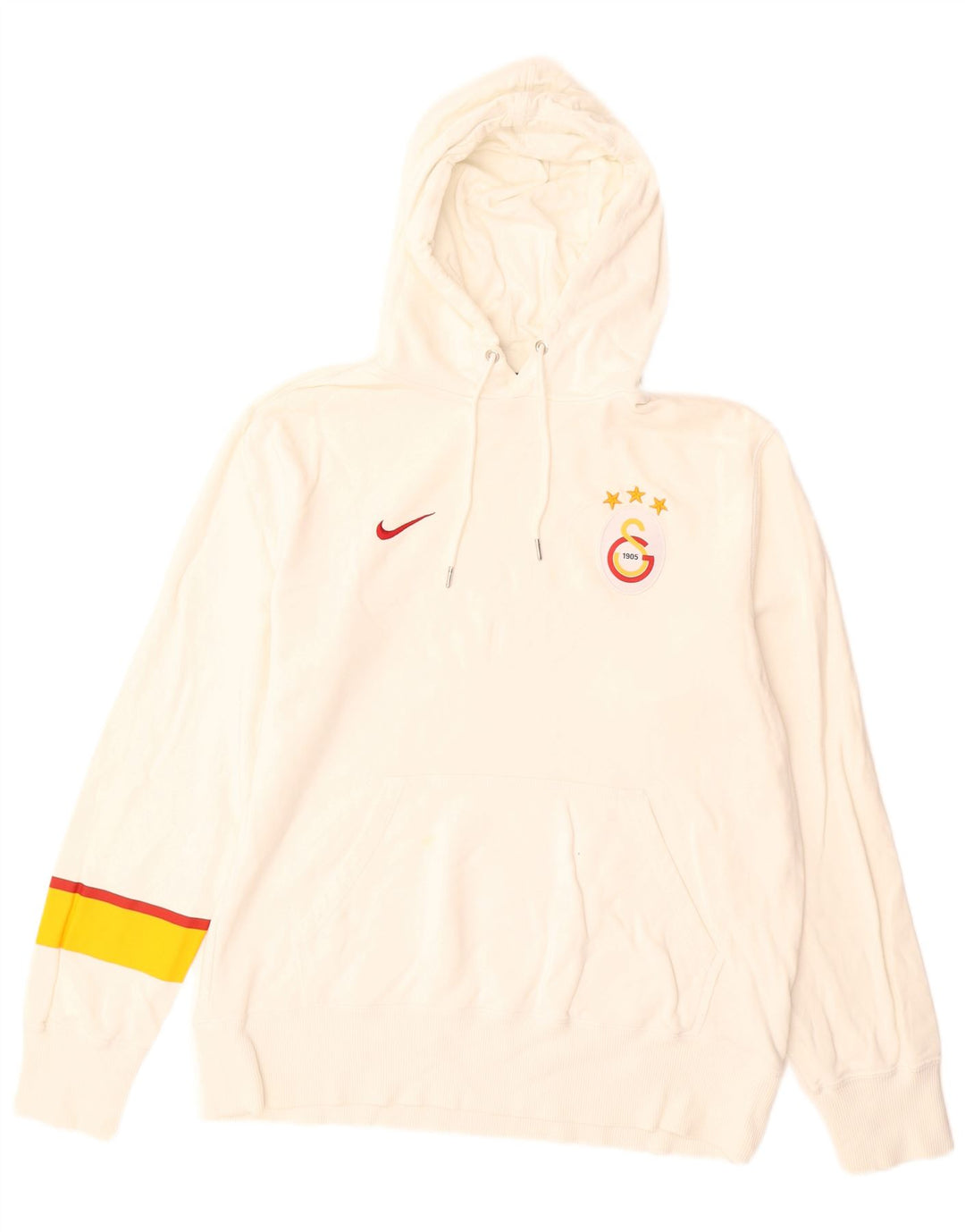 Nike grafisk hættetrøje til mænd mellem hvid Colourblock Bomuld