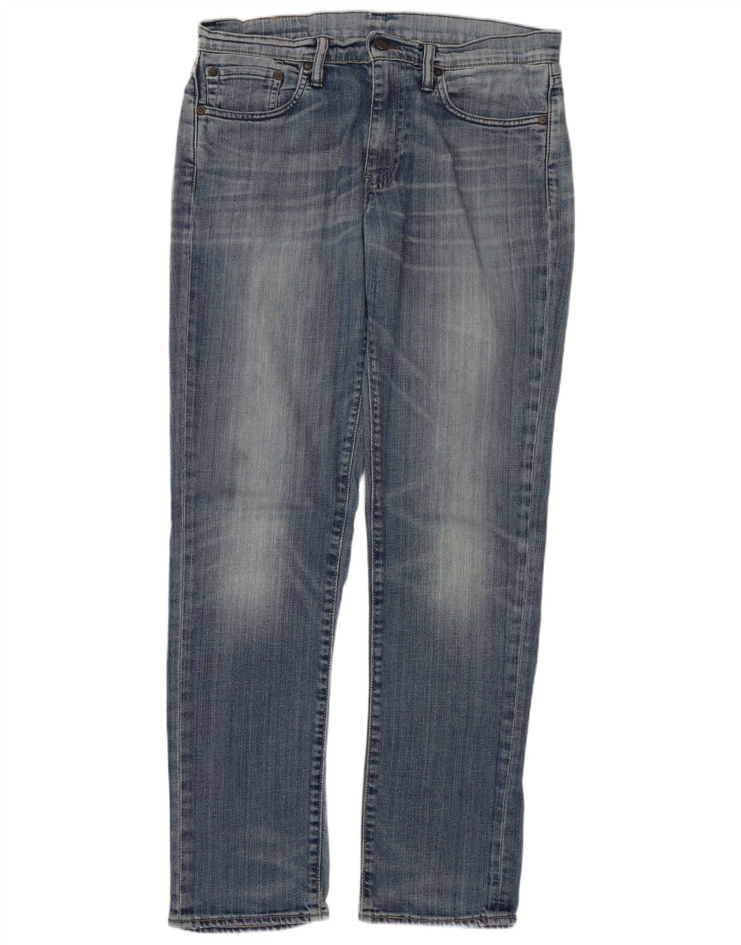 LEVI'S Herre 511 Slim Jeans W32 L32 Blå Bomuld