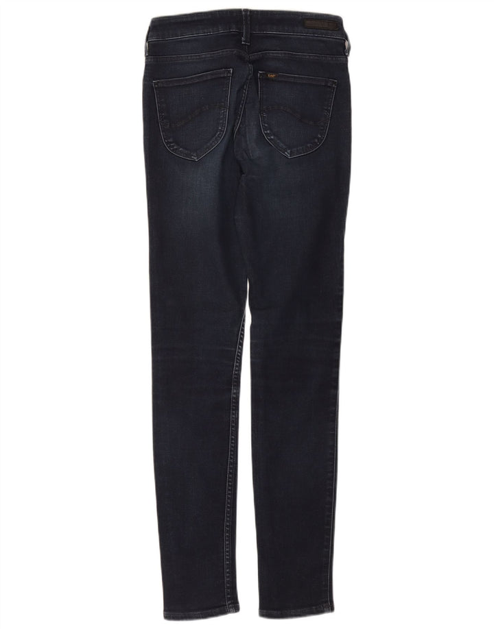 Lee Dame Skinny Jeans W28 L30 Marineblå Bomuld