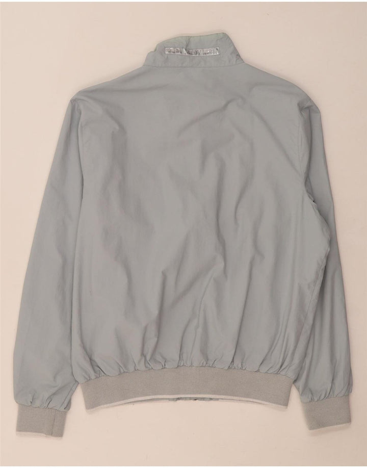 Slam Herre Bomber Jacket UK 40 Stor Blå Nylon