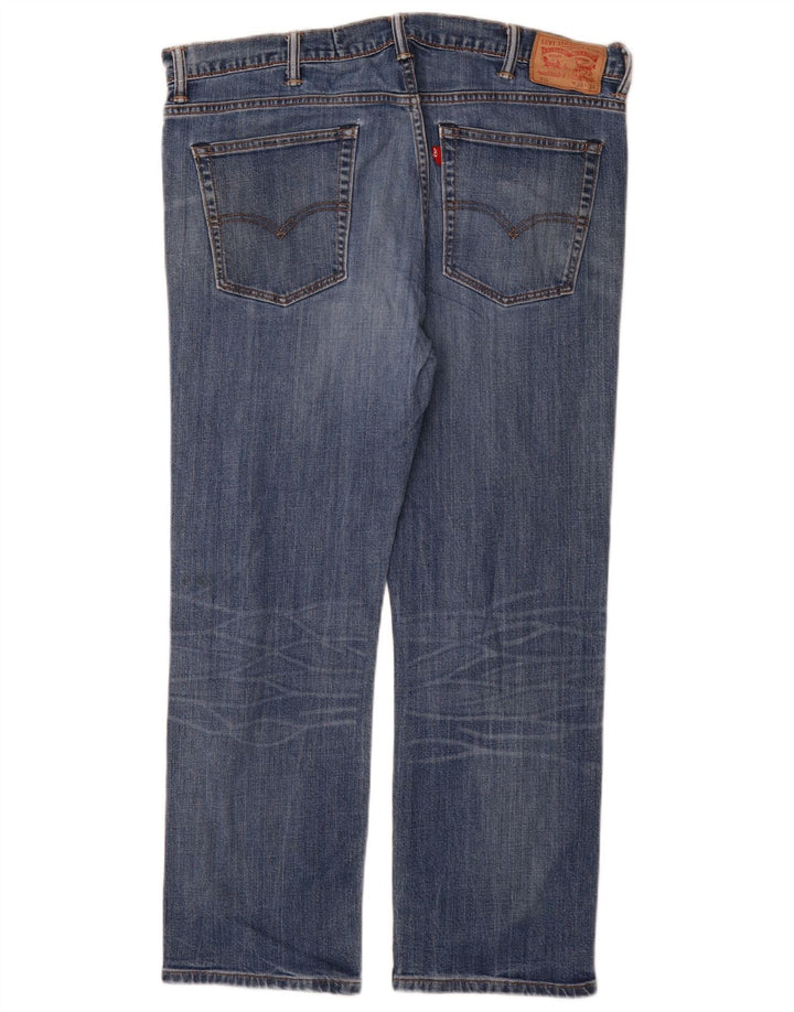 Levi's Herre 513 Slim Straight Jeans W38 L28 Blå