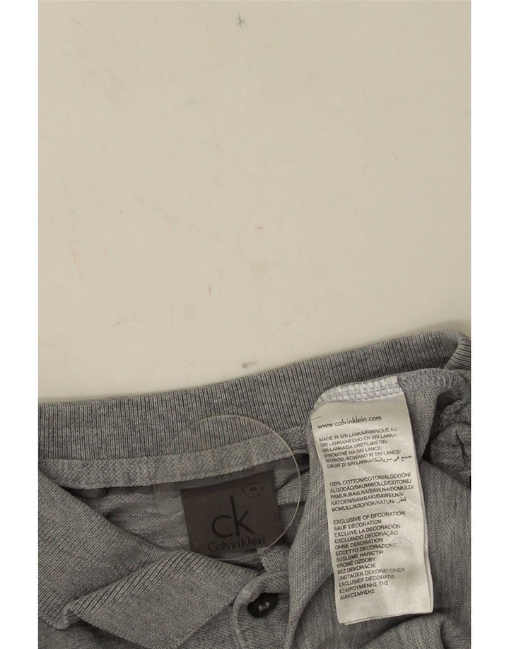 Calvin Klein herre poloshirt mellemgrå bomuld