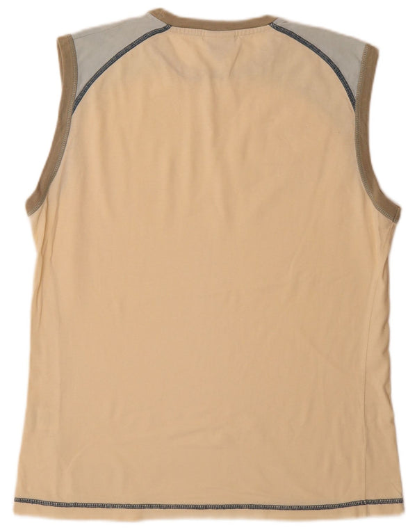 Diadora Damevest Top UK 18 XL Beige Colourblock Bomuld