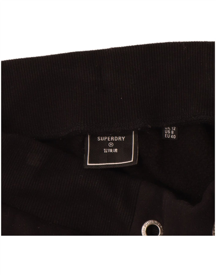 Superdry træningsdragt til kvinder Joggers UK 12 Medium Sort Bomuld