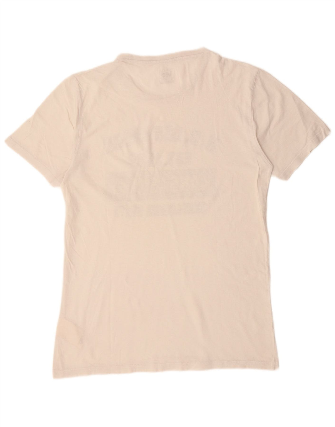 LEE Herre Regular Fit Grafisk T-shirt Top Medium Off White Bomuld