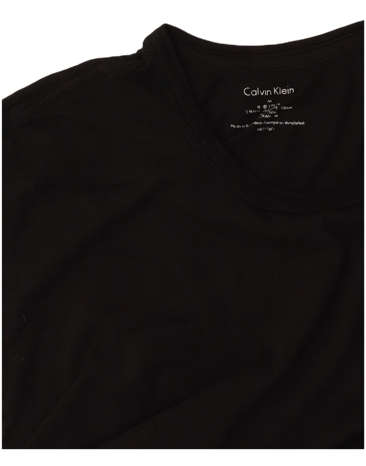 CALVIN KLEIN Herre T-Shirt Top Medium Sort