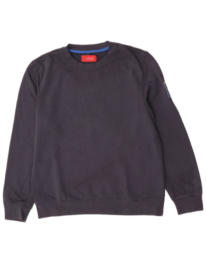 Gaudi Herre Sweatshirt Jumper Medium Marineblå Bomuld