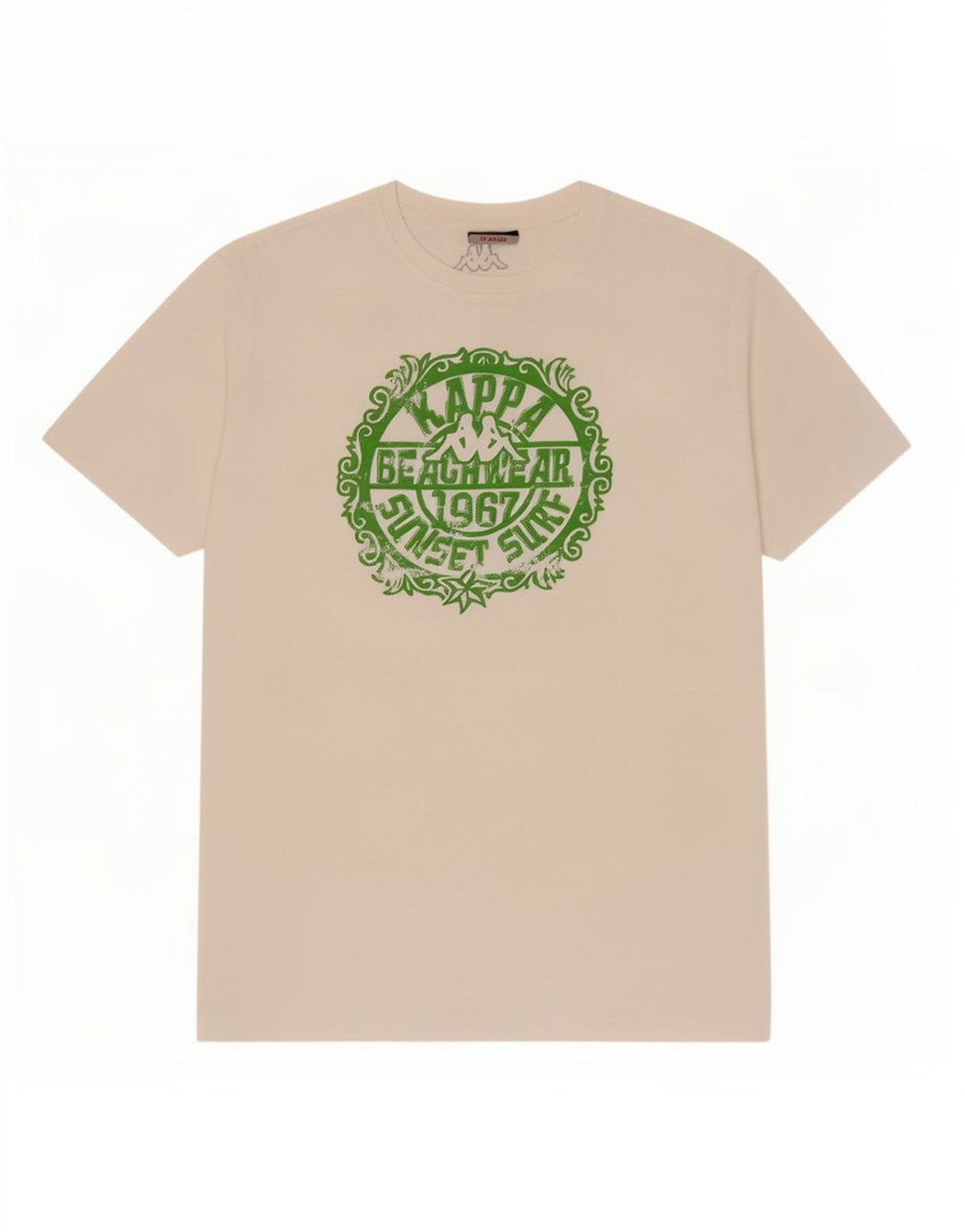 Kappa Herre Grafisk T-Shirt Top XL Hvid