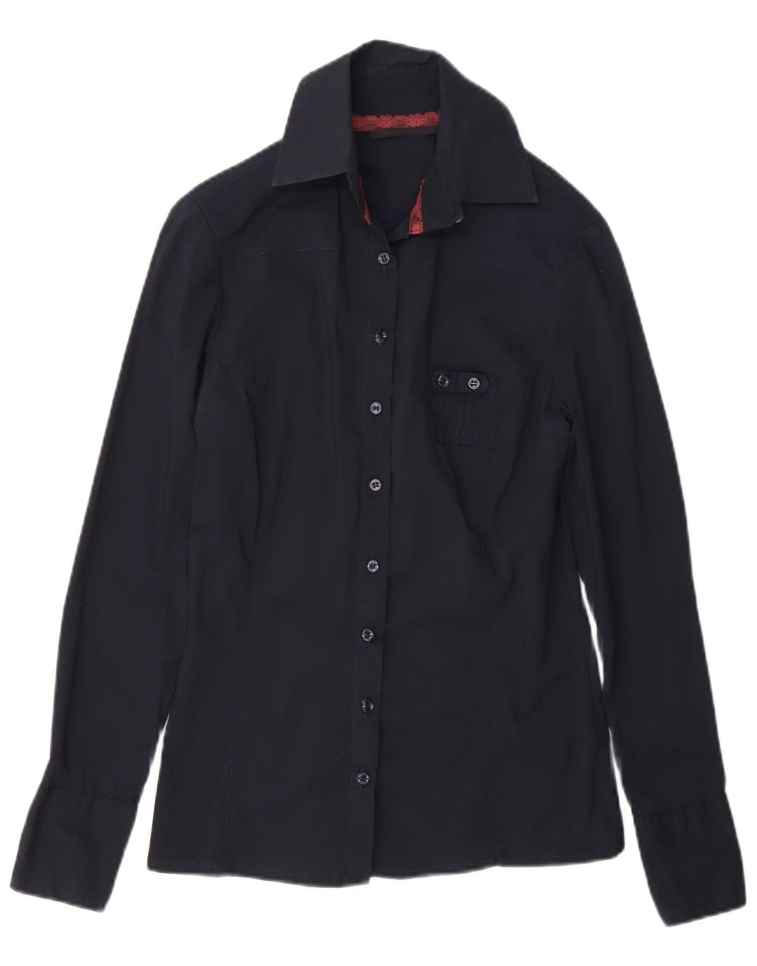 Silvian Heach Dameskjorte UK 12 Medium Navy Blue