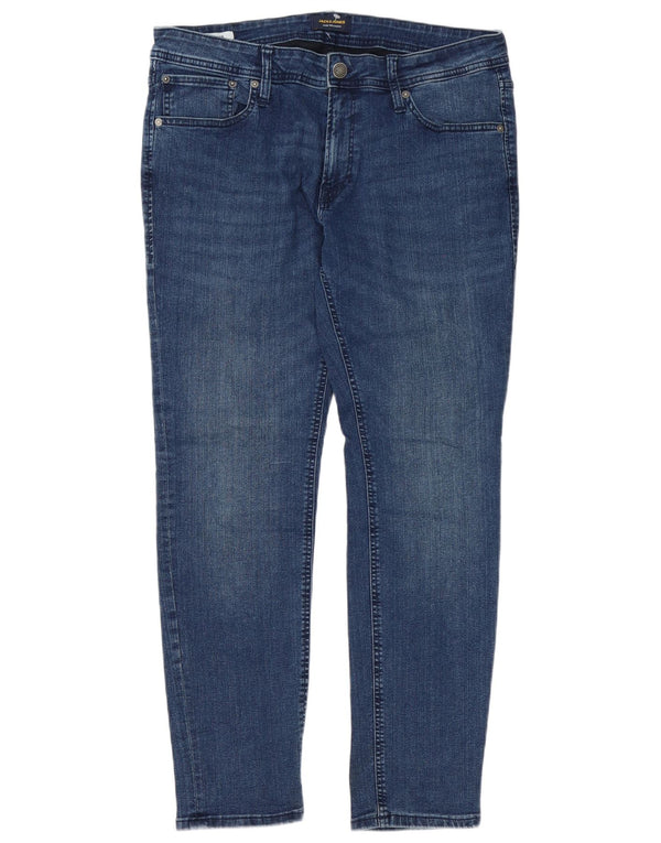 Jack & Jones Herre Slim Jeans W36 L32 Blå Bomuld