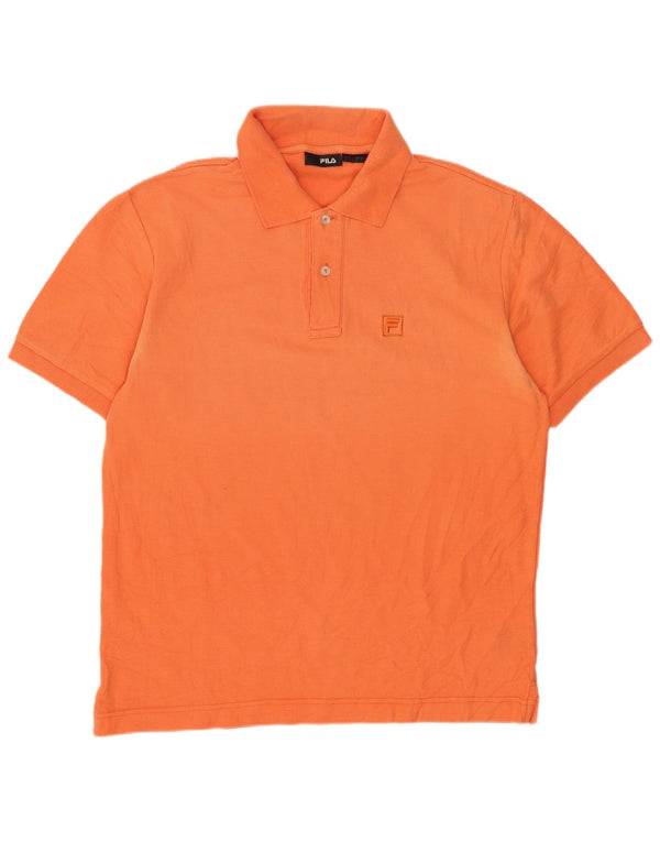 Fila Herre poloshirt Medium Orange Bomuld