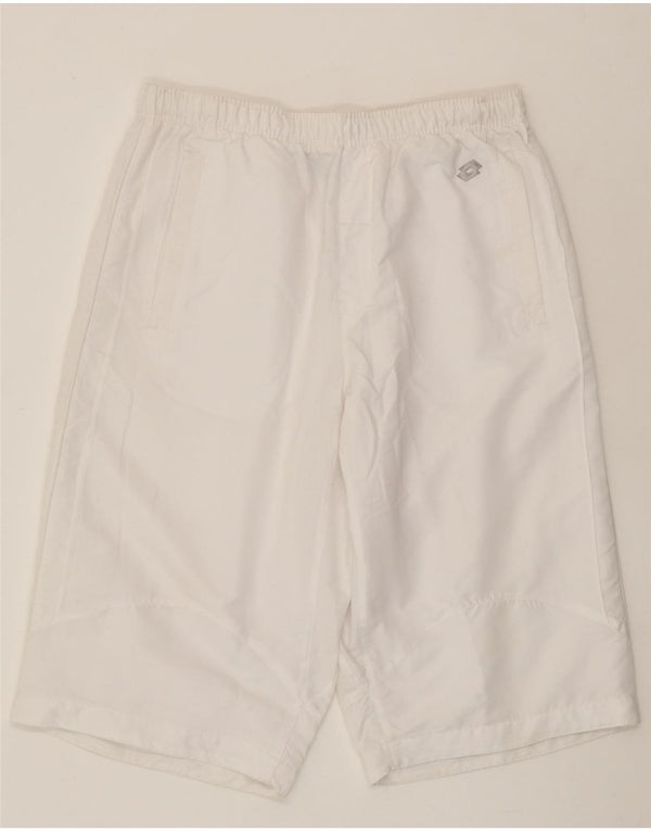 Lotto Herre Sportshorts UK 40/42 Large White Polyester