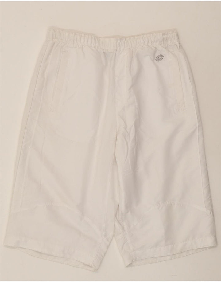 Lotto Herre Sportshorts UK 40/42 Large White Polyester